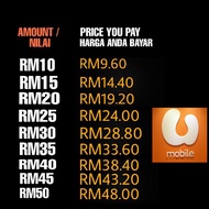 UMobile Reload Topup