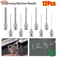 XUESHAN 12Pcs Dispensing|Needle, Stainless Steel 8G-30G Fluids Industrial Glue Injection Needle, Dur