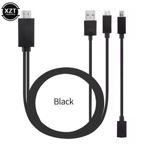 Micro USB MHL to HDMI-compatible Cable 5 Pin & 11 Pin 1080P HD TV Cables Adapter for SamSung HuaWei 
