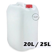 [NEW] Jerry Can (20L / 25L)/ Plastic Drum Container Water / Water Storage / Tong Gallon