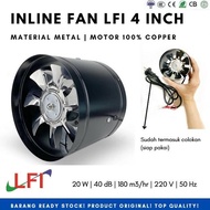 4" inch mini inline fan/ booster fan/ air duct fan/ exhaust fan