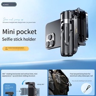 P80  REMAX Mini Folding Mobile Selfie Stick Outdoor Live Streaming Stand with Scalable Bluetooth Sel