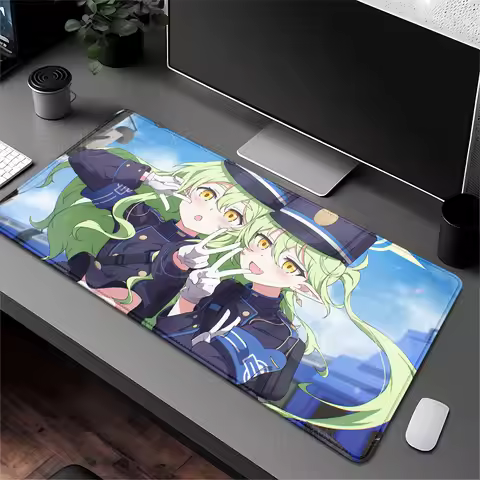 Blue Archive tachibana nozomi hikari Mousepad Non-slip Mouse Pad Large office Keyboard Anime Girl HD