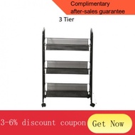 ! trolley cart SG READY STOCK 3 / 4 Tier Kitchen Trolley Rack | Foldable | Movable Kitchen Storage Shelf | Cart | Kitche