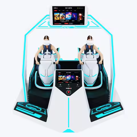 VR Flight Simulator 2025 New VR Roller Coaster VR/AR/MR Equipment 2 Seats Riding Arcade Games Flying