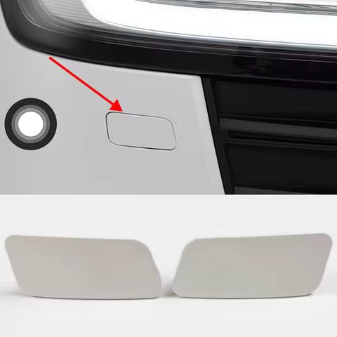 Wooeight 1Pc Front Headlight Washer Nozzle Cover Headlamp Water Spray Jet Cap Lid For Toyota Land Cr