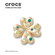 Crocs JibbitzTM Charm Gold Smt Gem Clover Jibbitz Crocs Charm Crocs Accessories