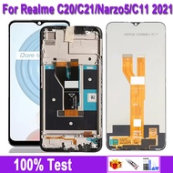 6.5" Original LCD Display For Realme C21 LCD RMX3201 LCD Touch Screen For Realme C11 2021 LCD C20 Di