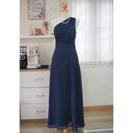 Navy Blue Long Dress AZAZIE Brand size xs-s