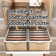 Foldable Storage Box  Wardrobe Organizer Box  wardrobe pull basket Partition Clothes Pants Organizer