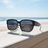 Fashionable Fit Over Sunglasses Large Size to Wear Over Myopia Glasses