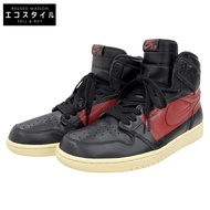 Nike Air Jordan 1 Retro High OG Couture 皮革男鞋，黑紅RED，尺寸 28cm，貨號 BQ6682-006，尺寸 10（美國）[二手]（成色極佳）