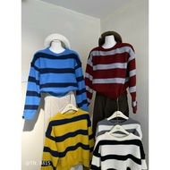 Short plaid sweater 8815