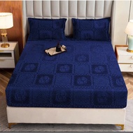 Bộ ga gối nỉ nhung COCO nhập khẩu cao cấp đẹp mềm mịn