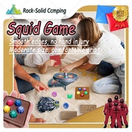 🦑Squid Game Korean Gonggi&Ddakji Set ,Spinning Top Nostalgic Jackstone Game[Toy Set ]