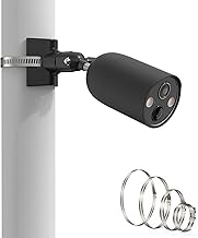 Mounting Bracket for TP-Link Tapo C425 Outdoor Camera, Silicone Protective Case with Adjustable Mast