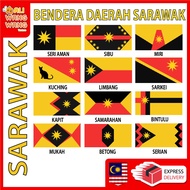 BENDERA DAERAH SARAWAK / sarawak district flag / negeri sarawak BENDERA