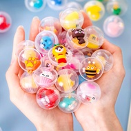100pcs 32MM Surprise Egg Capsule Toy Gumball Vending Machine Capsules Transparent Eggshell Small Ani