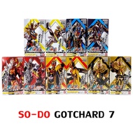 SODO Gotchard 7 Split Kamen Rider SO-DO Masked NEW Bandai Dread Legend Wind Black Bahamut