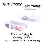 Elianware E-1490 BPA Free Dust Free Cutlery Box with Cover