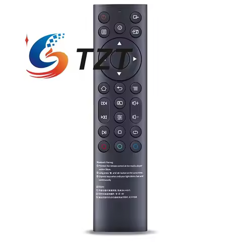 TZT Bluetooth IR Backlight ABS Anti-drop Audio Remote Control for ZIDOO V10 Mini Audio Player Compat