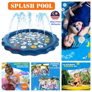 【SpendWithJoy】170cm Kolam Renang Kolam Mandi Budak Swimming Pool Sprinkle & Splash Play Mat for Kids