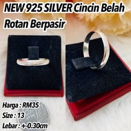 NEW 925 SILVER CINCIN BELAH ROTAN BERPASIR