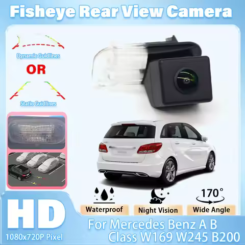 170° 1080P Full HD CCD Waterproof Car Rear View Camera For Mercedes Benz A B Class W169 W245 B200 Re