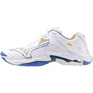 Mizuno volleyball shoes Wave Lightning Z8 indoor club activities wide lightweight white orange blue 