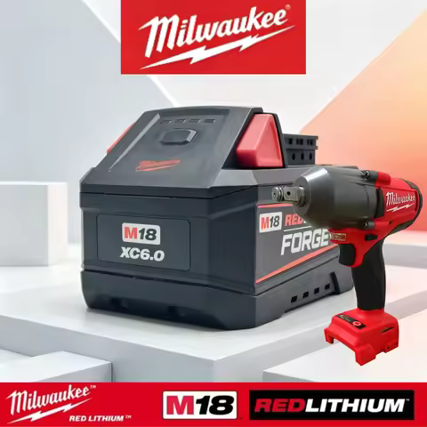 New edition Milwaukee M18 Red lithiumr FORGE 8.0Ah 18V Lithium Battery, High Power Output for Profes