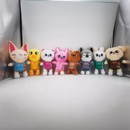 Kpop Idol Stray Kids Cartoon Skzoo Stuffed Animal Plush Doll Cute Doll Children Gift