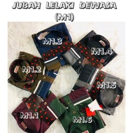 JUBAH LELAKI COTTON AL DAFFAH IMPORT QUALITY ( SET M )
