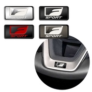 3D Car Steering Wheel Emblem Metal Sticker F Sport Logo Auto Interior Decals For Lexus IS200 IS250 E