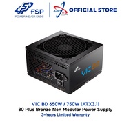 FSP VIC BD 650W / 750W 80 PLUS BRONZE ATX3.1 PCIE5.1 POWER SUPPLY PSU