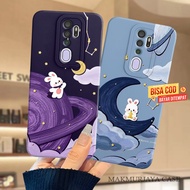 [OP39] - OPPO A5 2020 A9 2020 OPPO F11 F11 PRO F5 F7 F9 F9 PRO CASE - CUTE MOON MOTIF CASE - PROCAME