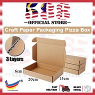 20x15x6cm | 20x13x4cm 3 Layers Craft Paper Packaging Box Pizza Box Carton Box Kota Pizza
