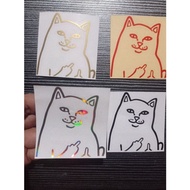 Middle Finger Stickers Cute Sticker/s Cute Cartoon Sticker/s Cartoon Cat Sticker/s