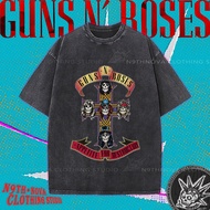 N9THNOVA [GNR] Guns N' Roses Band Pure T-Shirt, High-Quality Street Style