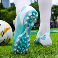 Men Football Boots FG/TF Soccer Shoes Breathable Professional Turf Outdoor Non-slip Long Spikes Adul