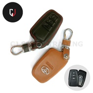 Toyota Corolla Cross / Corolla Altis / Camry Keyless Remote Car Key Cow Leather Protection Key Cover