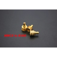 1 pasang Palam Soket Wanita Penukar MMCX MMCX ke A2DC MMCX ke IE400 Palam Pin MMCX ke IE40pro