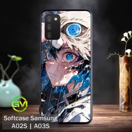 HP [GM26] Softcase Glossy Samsung A02S | A03S Protective Mica Case Green Market Anime Silicone Rubbe