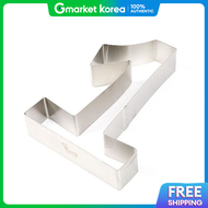 Kongsimpatshim Number 1 Stainless Steel Shape Mold Number Mold Cookie Cutter Cake Decoration