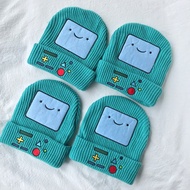 Anime Adventure Time with Finn and Jake Solid Color couples Beanie Hat Fashion Outdoor bonnet hat