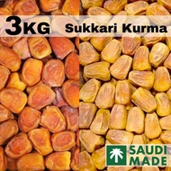 3KG Kurma Sukkari (dry and rotab) Sukkari Dates 3 KG | Sukari | Sokari | سكري