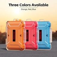 Sarung Kad Memori Pemegang Kad Microsd ABS SD Kalis Air Kotak Storan Anti-statik untuk 4 Kad SD & 12