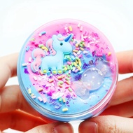 Unicorn Slime Fluffy Soft Modeling Clay Light Lizun for Slime DIY Antistress Charms Plasticine Putty