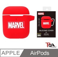 PGA-Marvel 漫威英雄 AirPods 防撞擊 夜光 矽膠保護套-Marvel