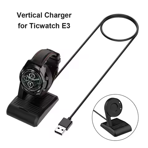 USB Charger Cradle Dock for TicWatch E3/ PRO3 Lite/ proX/pro 5 3 ultra gps Smart Watch Fast Charging