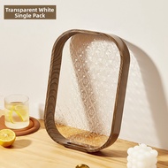 Vintage Begonia Floral Rectangular Tray